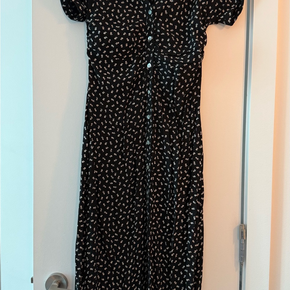 Madewell Black and White floral dress - Picture 5 of 8